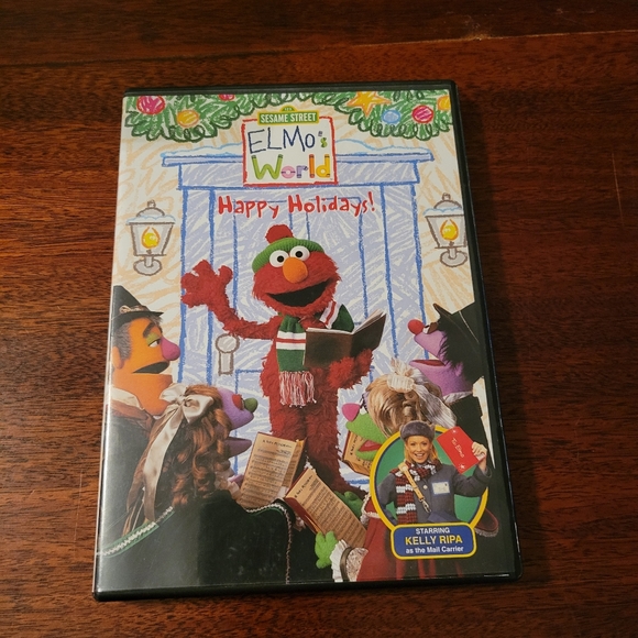 Kelly Ripa Elmo Sesame Street | Media | Sesame Street Elmos World Happy Holidays Dvd ...